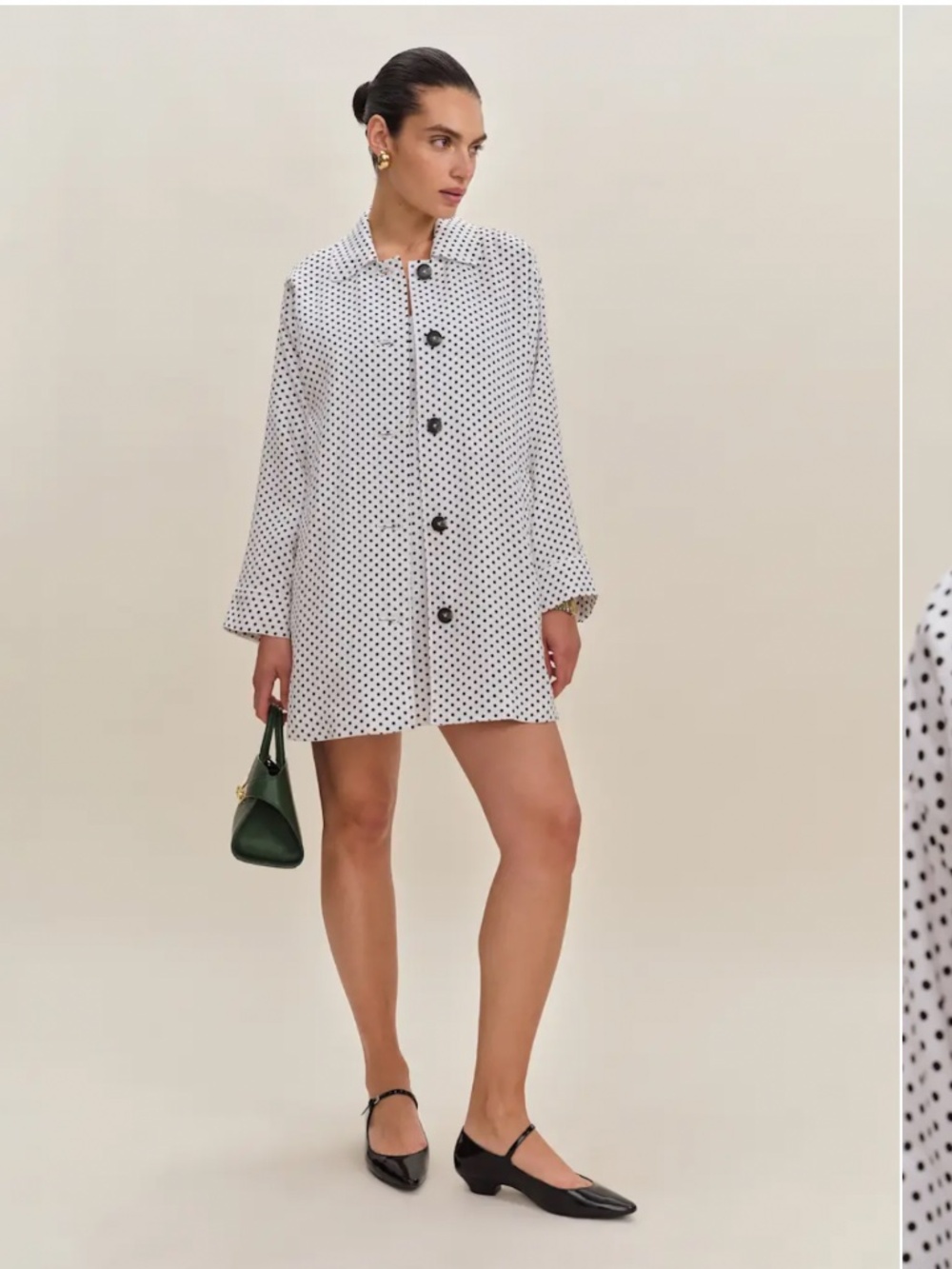 Reformation Irene Linen Jacket Ivory - Size M